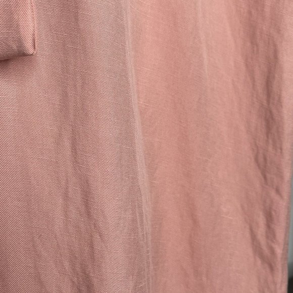 SOLD Kookai Dusty Pink Solace Jumpsuit Size 40 Tencel Linen Blend Collared - Picture 11 of 16